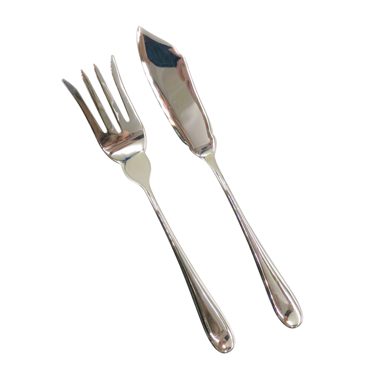 Polished Serving Knife and Serving Fork,  2-Piece Set