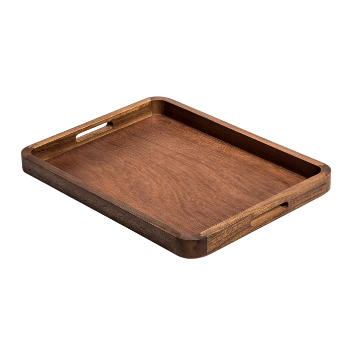 Rectangular Serving Tray, Acacia Wood