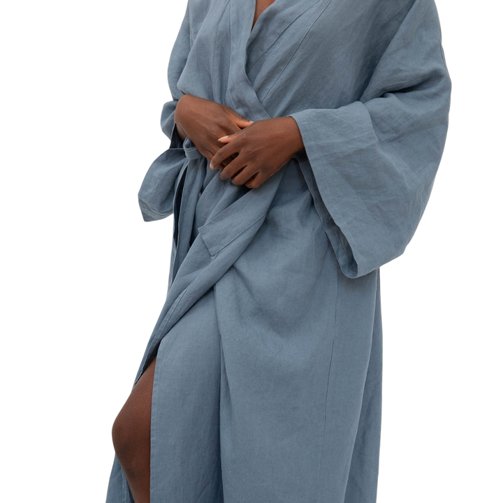 Linen Robe, Full-Length