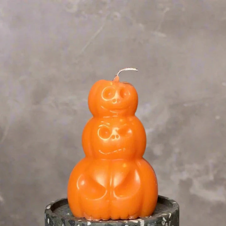 Handmade Halloween Pumpkins Soy Candle, Choice of Color