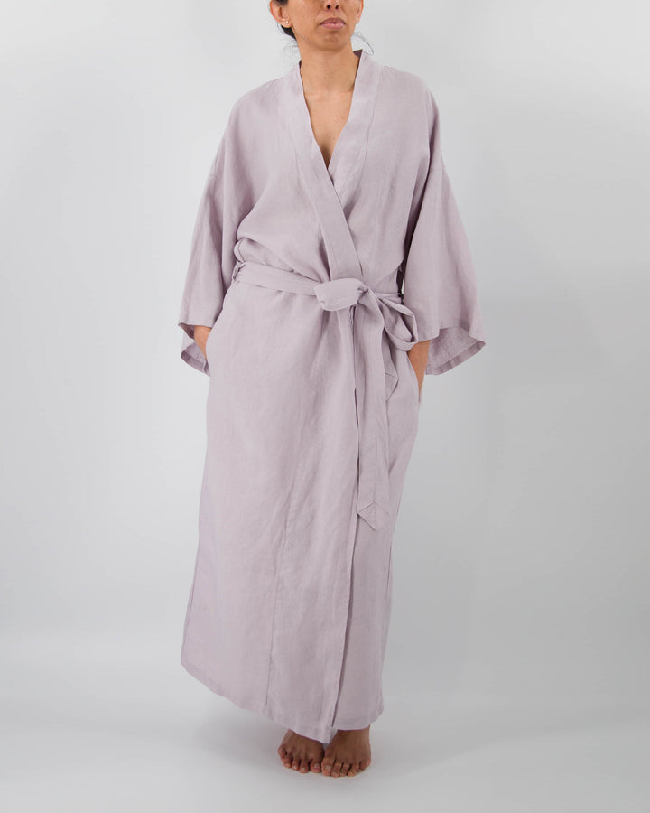 Linen Robe, Full-Length