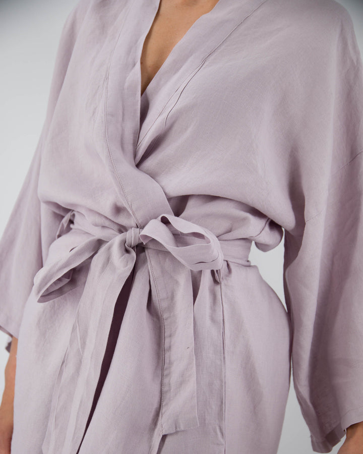 Linen Robe, Full-Length