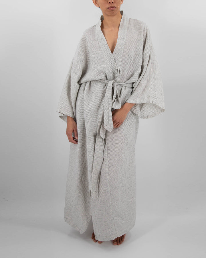 Linen Robe, Full-Length