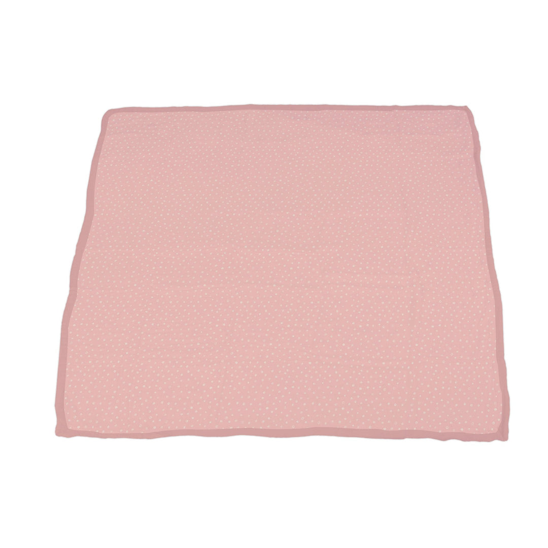 Kids & Baby Bamboo Muslin Blanket, Peonies & Polka Dots