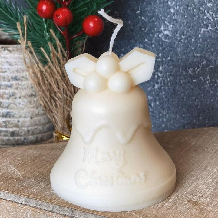 Handmade Soy Candle, Christmas Bell