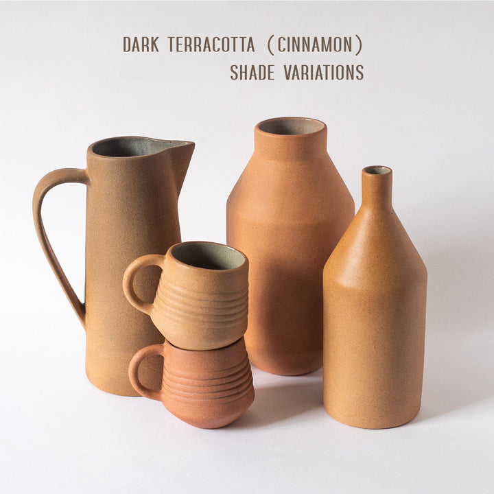 Handcrafted Mexican 1.5L Clay Pitcher, Tall Cantaro