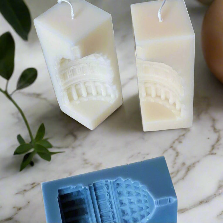 Handcrafted Rome Soy Wax Candle, Choice of Color