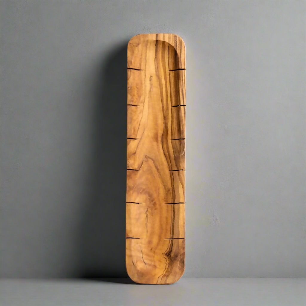 Olive Wood Bread Slicing Board, Baguette Style